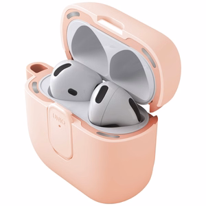 Uniq Clyde Lock dėklas AirPods 4 - rožinis