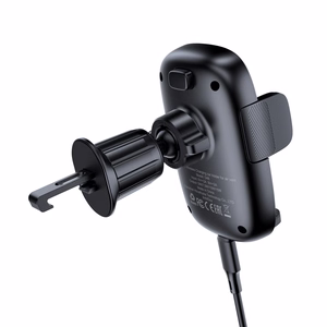 Acefast D48 Car Air Vent Mount with Wireless Charger - Black