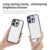 Rock Guard Series dėklas telefonui Iphone 16 Pro Max skaidrus-pilkas