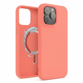 Dėklas "TM MagSafe Silicone" iPhone 16 Pro / Mandarininis /