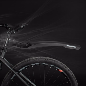 Rockbros DNB8001 purvasaugis su raudona LED lempute - juodas
