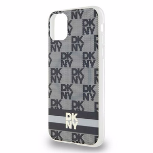 DKNY IML languoto Mono rašto ir spausdintų juostų magnetinis dėklas telefonui iPhone 11 / Xr - juodas