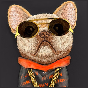 Nimmy Glasses Cool Dog dėklas Samsung Galaxy S26 Ultra juodas