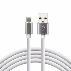 everActive USB Lightning laidas 1 m - Baltas, silikoninis, greito įkrovimo palaikymas, 2,4 A - CBS-1IW