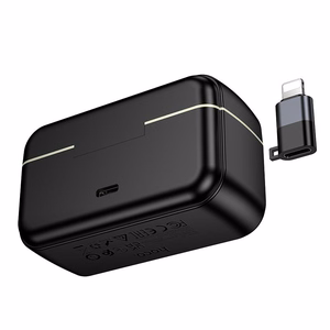 Wireless microphones 2in1 Lightning / USB C Hoco L22 black