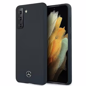 Dėklas telefonui Mercedes Silikoninis Line dėklas Samsung Galaxy S21 mėlynas