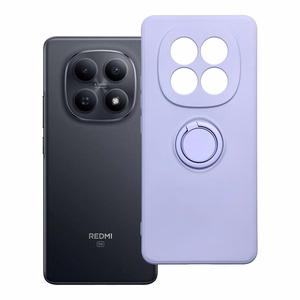 SILICONE RING dėklas skirtas XIAOMI Redmi Note 15 5G violetinis