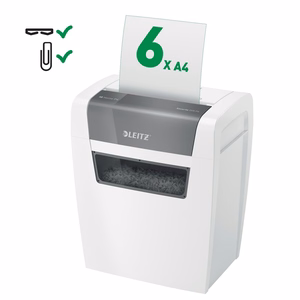 Leitz IQ Home – P-4 dokumentų naikiklis, 6 lapai, 15 l talpa (80340000)