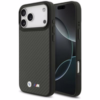 BMW M Kevlar Matt Magnetinis dėklas iPhone 17 Pro Max - juodas