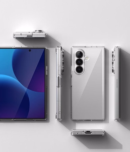 Ringke Fusion dėklas, skirtas „Samsung Galaxy Z Fold 8 Ultra“ – skaidrus