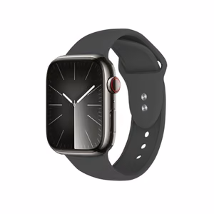 Crong Liquid  dirželis, skirtas Apple Watch 44 / 45 / 46 / 49 mm, grafito spalvos
