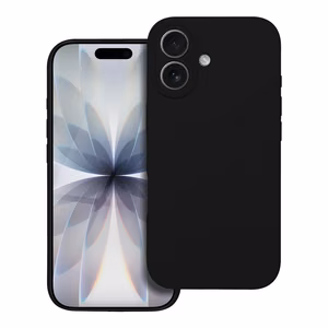 Silikoninis dėklas 2mm telefonui IPHONE 17 juodas