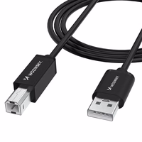 Wozinsky WKDDY3S USB-B - USB-A 480Mb/s kabelis 2m - juodas