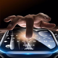 "Tech-Protect Easy Set Flex+" 3 pakuočių grūdintas stiklas "Apple Watch" 42 mm laikrodžiui - Juodas