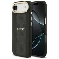 Guess dėklas telefonui iPhone 17 Air HC MAGSAFE PU W/ 4G PU STRIPE juodas