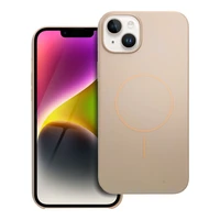 Blizgus magnetinis dėklas suderinamas su MagSafe IPHONE 14 PLUS dykumos auksinis