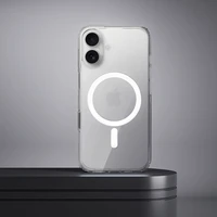 Dėklas telefonui (m) IPHONE 15 2 mm su MagSafe (kameros apsauga) skaidrus (m)