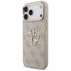 GUESS GUE005593 (PU W/ Big 4G Classic Logo) dėklas, skirtas iPhone 18 Pro Max / 17 Pro Max, spalva – rausvojo aukso