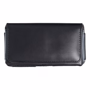 Horizontalus universalus dėklas CLASSIC 100A modelis 10 (Iphone X / Samsung S5/S7/A5/J5/Xcover 3 / Huawei P8 Lite) juodas