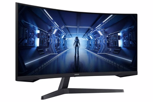 Samsung G55T monitorius 86,4 cm (34") 3440 x 1440 pikselių UltraWide Quad HD LED juodas