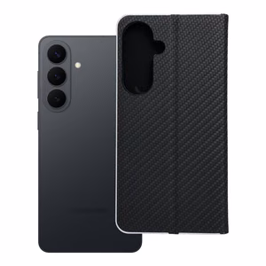 Flip Case for Samsung S26 Plus Luna Book Carbon black