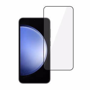 Tel Protect Pilnas klijavimo 6D apsauginis stiklas SAMSUNG GALAXY S23 PLUS juodas