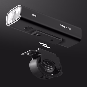 Wozinsky WSBLB2 priekinio (400 lm) ir galinio USB-C dviračio žibintų rinkinys – juodas