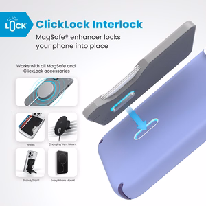 Speck Presidio2 Pro dėklas su MagSafe ir ClickLock, skirtas iPhone 16 Pro Max, „Future Lavender/Cassis Purple“