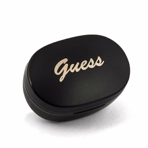 Guess GUTWST30BKTWS Bluetooth belaidės ausinės su įkrovimo stotele, juodos