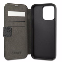 Guess GUBKP13X4GMGGR iPhone 13 Pro Max 6.7" dėklas pilkas 4G Big Metal Logo