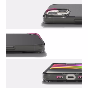 Ringke Fusion Matte dėklas iPhone 14 Plus su geliniu rėmeliu – pilkas