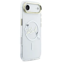 Karl Lagerfeld IML Choupettes Karl Script Logo MagSafe iPhone Air Case - Clear