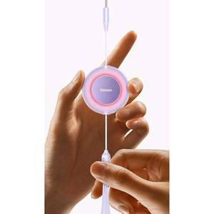 BASEUS kabelis 3in1 Type-C į Micro USB / Lightning / Type-C PD QC4.0 3,5A 100W CAMJ010205 1,1m violetinis