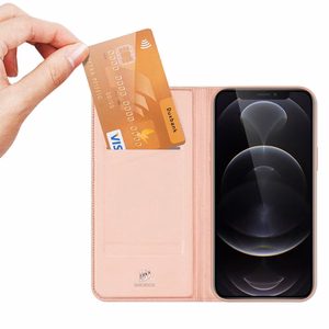 Dux Ducis Skin Pro чехол-книжка для iPhone 13 Pro Max розовый