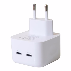 Sieninis įkroviklis MX THUNDER PD 35W, 2xUSB-C baltas