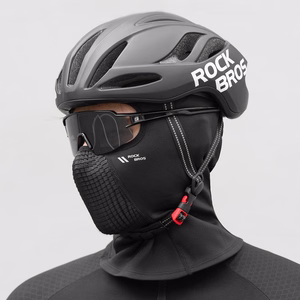 Rockbros LF25699 Fleece Bicycle Balaclava - Black
