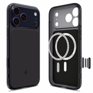 Spigen Ultra Hybrid "T" Magnetinis dėklas telefonui iPhone 17 Pro - Matinis juodas