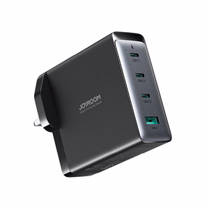 GaN įkroviklis JK Joyroom JR-TCG05UK 140W 3x USB-C USB-A + USB-C / USB-C kabelis 240W 1,2 m