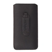 WONDER Deko Pouch Case (Size XXL) for Samsung S25 Ultra/S24 Ultra/M35/M23/A16 5G/Xiaomi Redmi 14C chocolate