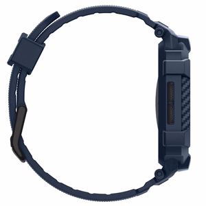 SPIGEN RUGGED ARMOR “PRO” V2 APPLE WATCH 10 / 11 (42 MM) tamsiai mėlynas