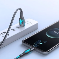 USB Kabelis Joyroom "S-1030M12" juodas "Type-C" 100cm (iki 3A)