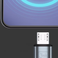 3mk Hyper Cable N-SERIES USB-A / MicroUSB 1m 5V/2.4A 12W laidas - juodas