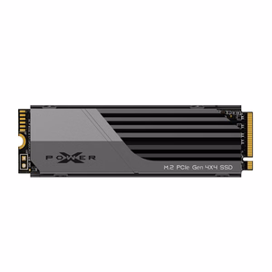 SILICON POWER PCIe Gen 4x4 XS70 Vidinis kietosios būsenos diskas SSD 2TB M.2 2280 NVMe 1.4 (SP02KGBP44XS7005) Juoda, Pilka