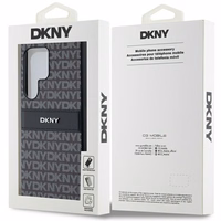 DKNY odinis Mono Stripe ir Metal Logo dėklas telefonui Samsung Galaxy S24 Ultra - juodas