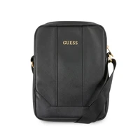 Guess Saffiano 10 coliu plansetinio krepselis - juodas