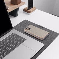 LUNA Book Gold dėklas telefonui SAMSUNG A21s sidabrinis