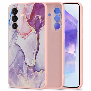 Tech-Protect Ikoninis dėklas Samsung Galaxy A56 5G - marmuras - rožinė