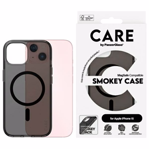 Care PanzerGlass Flagship magnetinis dėklas telefonui MagSafe iPhone 15 - juodas