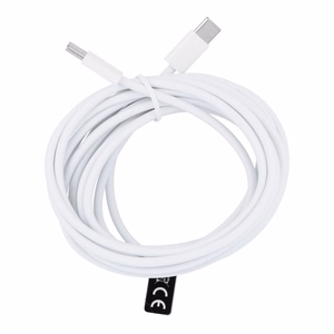 Kabelis Type-C į Type-C PD QC3.0 3A 30W HD26 BOX 3 m baltas