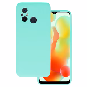 Dėklas telefonui silikoninis lengvas Xiaomi Redmi 12C/11A - mėtinis (m)